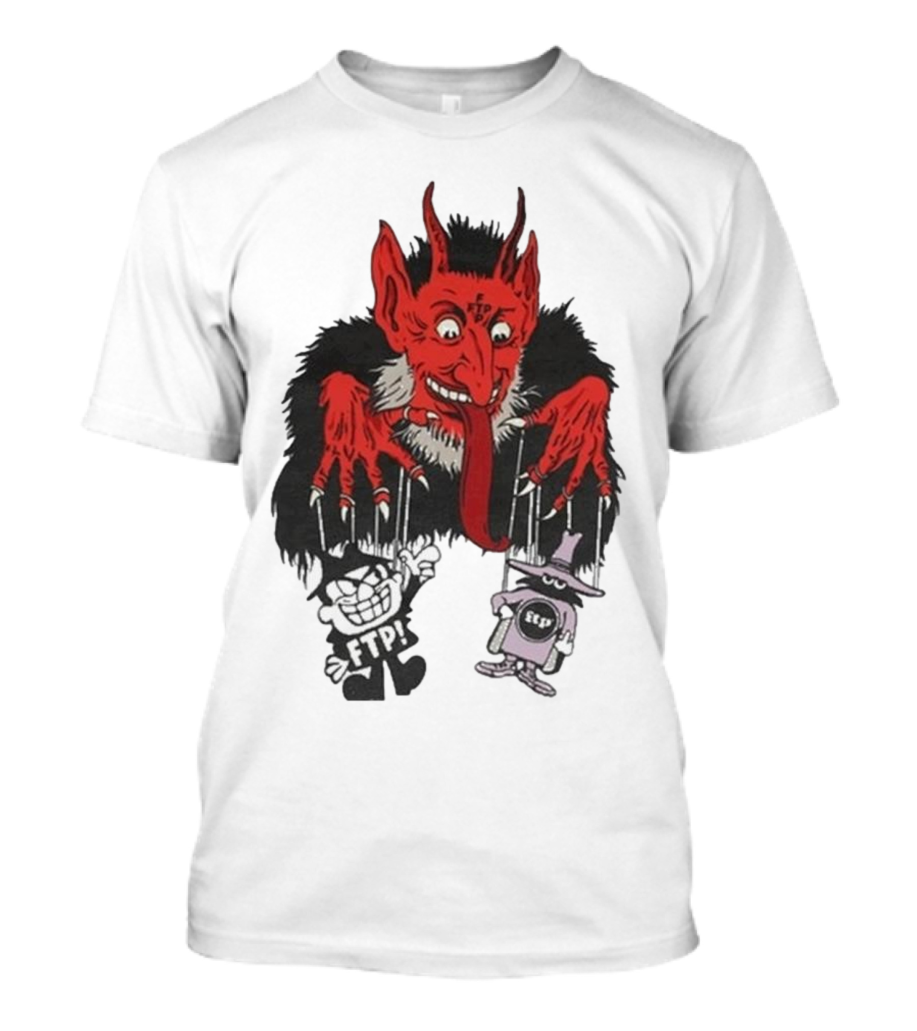 FTP Krampus 2024 Devil Puppet Master Horror T-Shirt