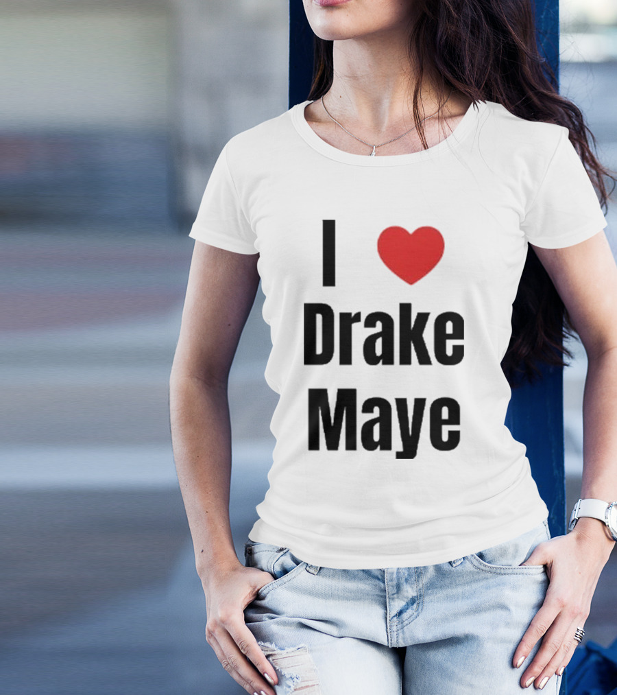 I Heart Drake Maye Fan Love T-Shirt