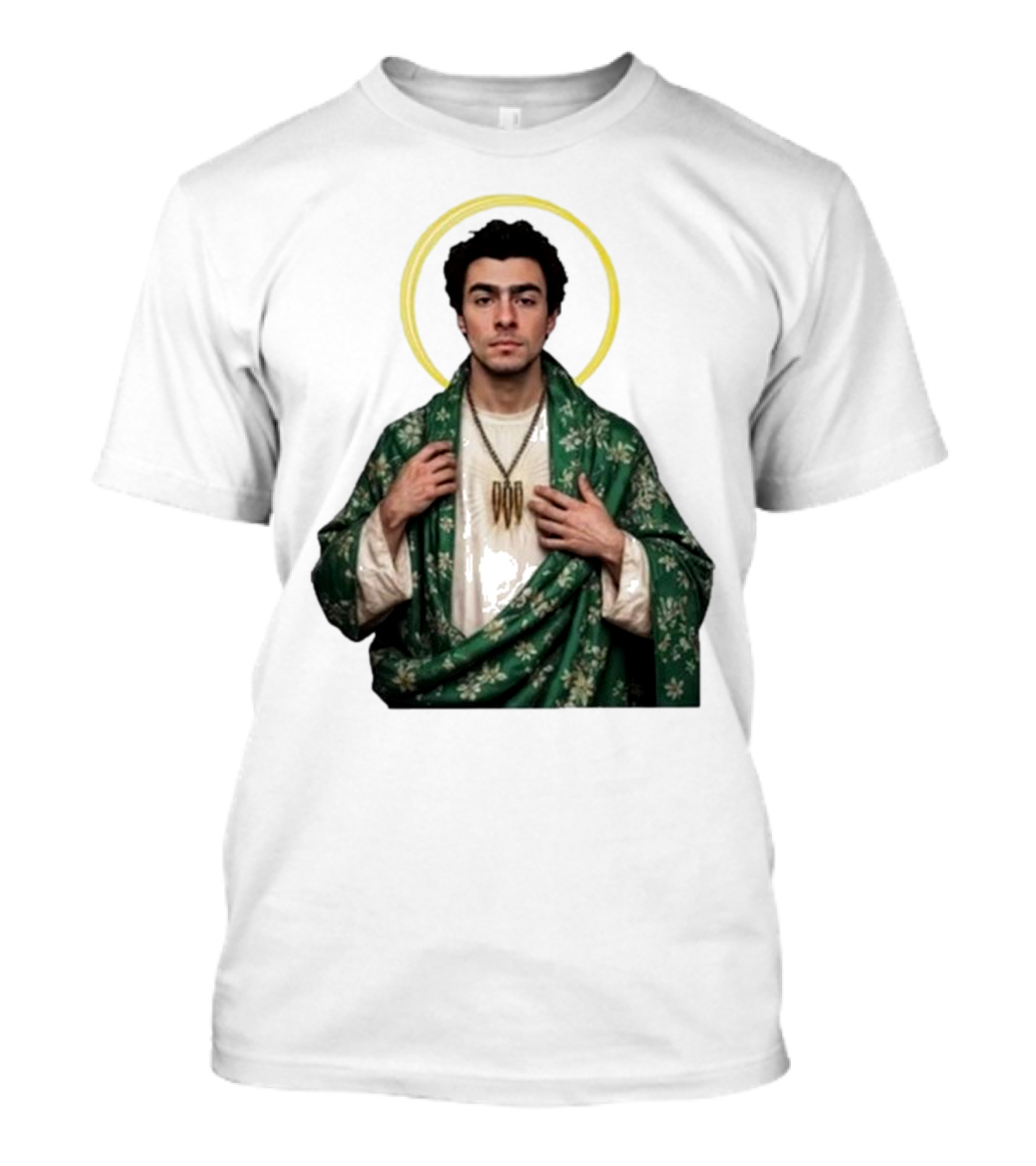 Luigi Mansion Nicola Holy Icon Green Robe T-Shirt
