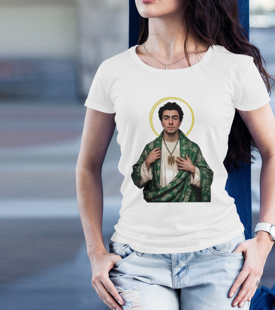 Luigi Mansion Nicola Holy Icon Green Robe T-Shirt