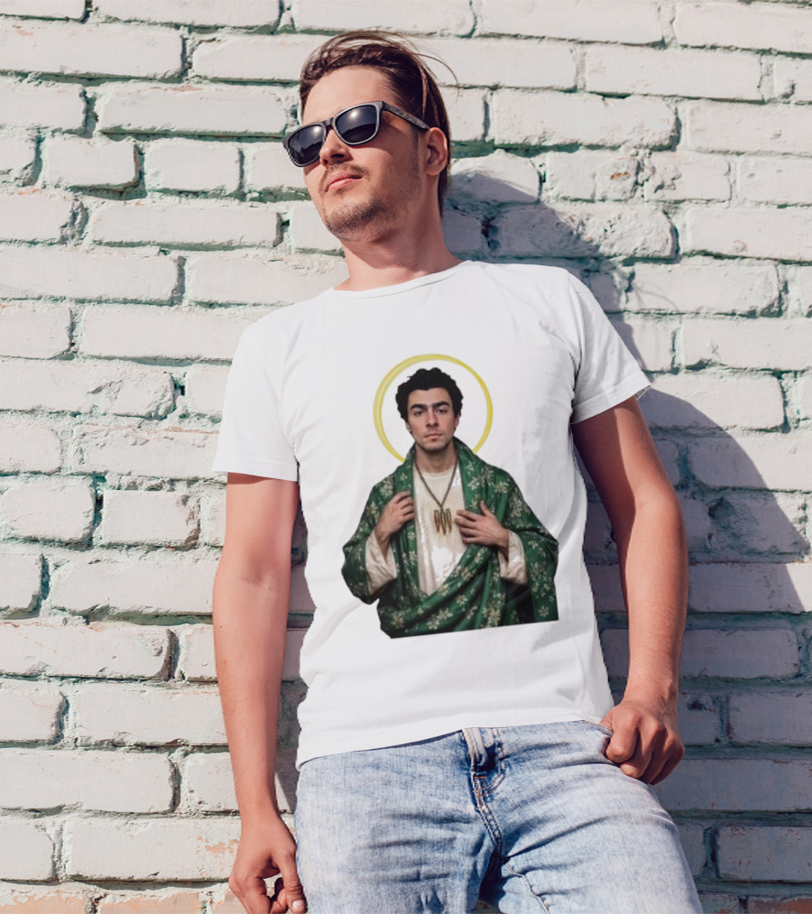 Luigi Mansion Nicola Holy Icon Green Robe T-Shirt