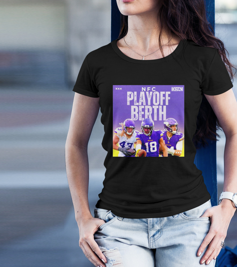 NFC Playoff Berth Minnesota Vikings KFAN T-Shirt