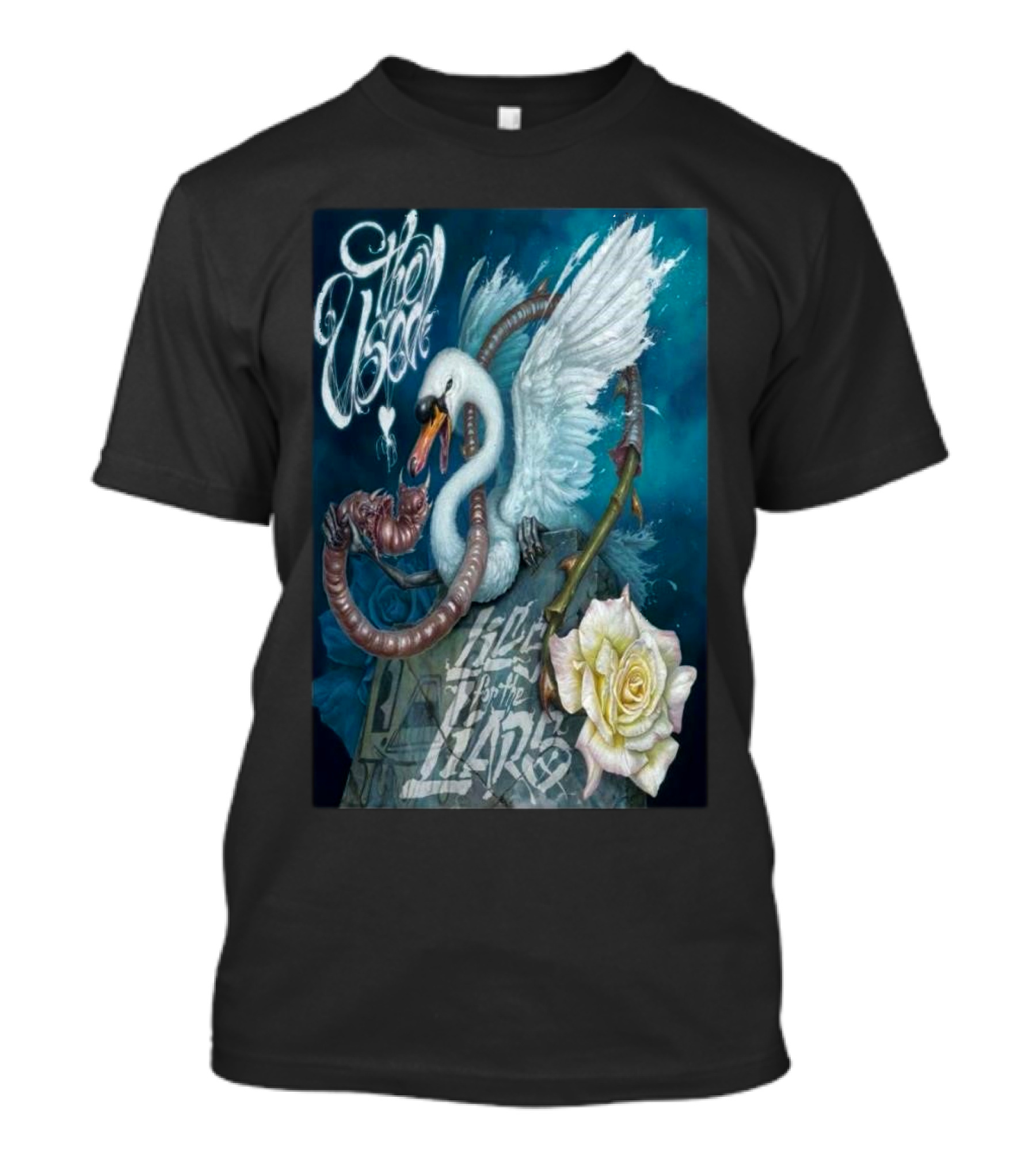 The Used 25 Year Anniversary Tour Lies For The Liars Swan And Rose T-Shirt