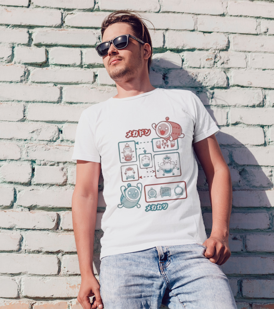 Aiko No Tatsujin Mecha Don Mechakatsu Transformation Process T-Shirt