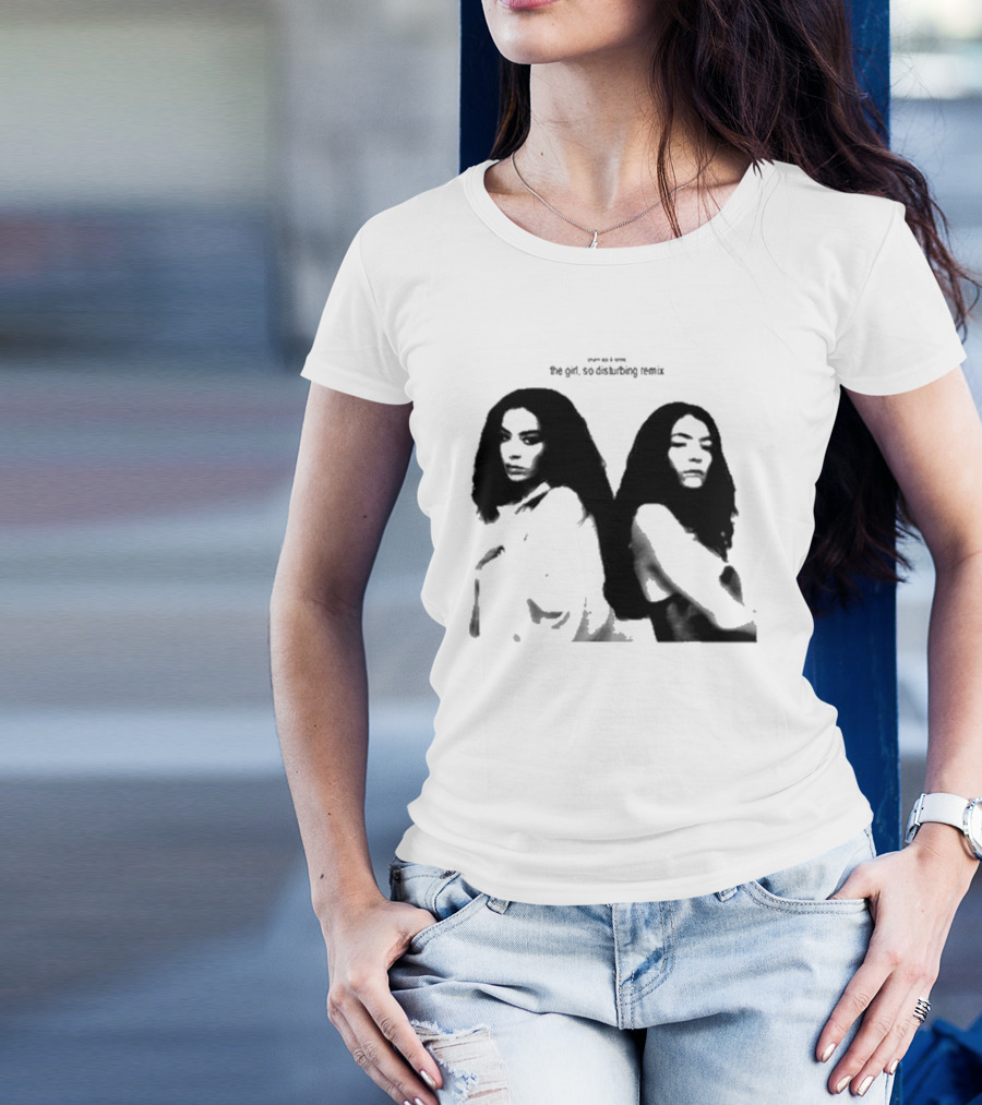 Charli And Lorde - The Girl, So Disturbing Remix T-Shirt