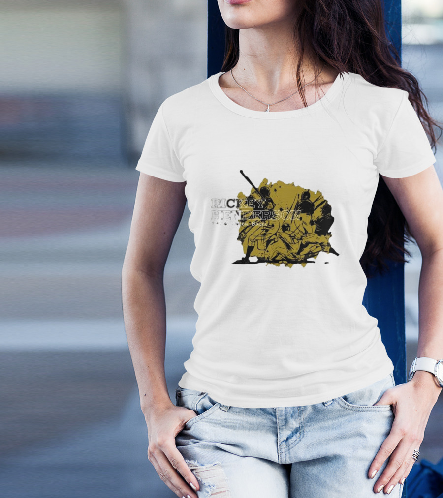 RICKEY HENDERSON 1406 STOLEN BASE T-Shirt