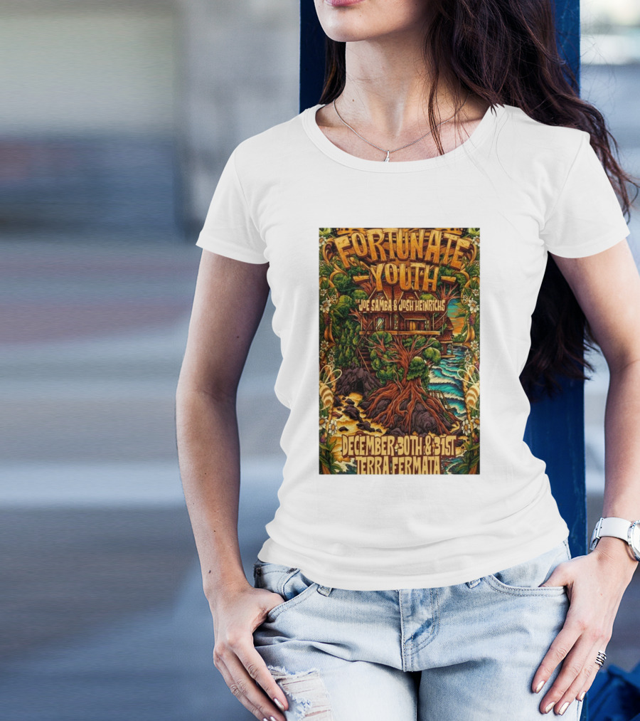 Fortunate Youth With Joe Samba And Josh Heinrichs At Terra Fermata December 30th And 31st T-Shirt