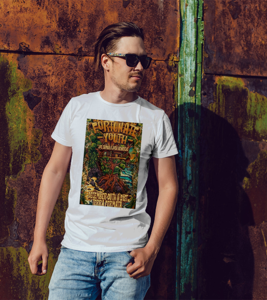 Fortunate Youth With Joe Samba And Josh Heinrichs At Terra Fermata December 30th And 31st T-Shirt