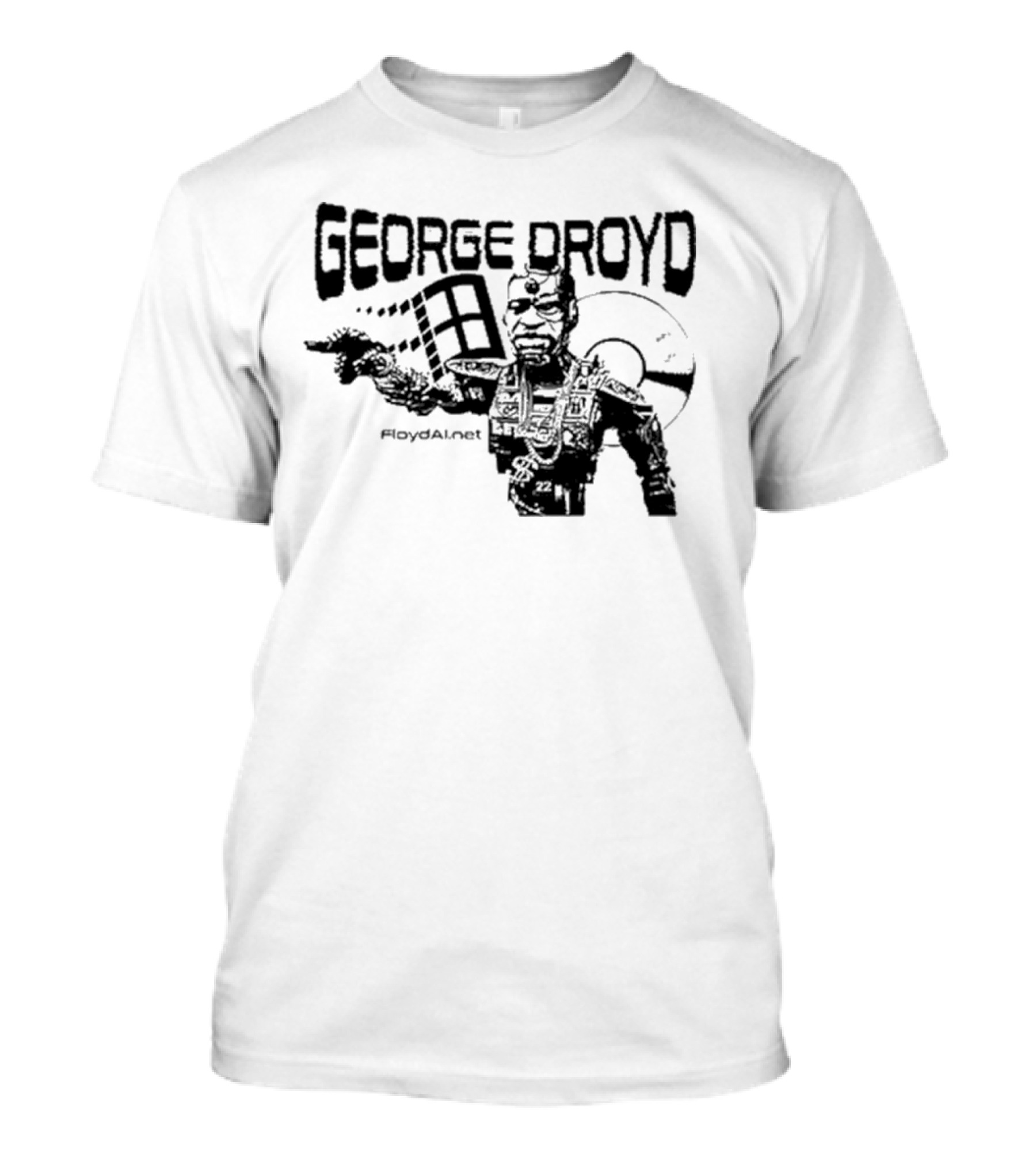 George Droyd FloydAI Windows CD Retro T-Shirt