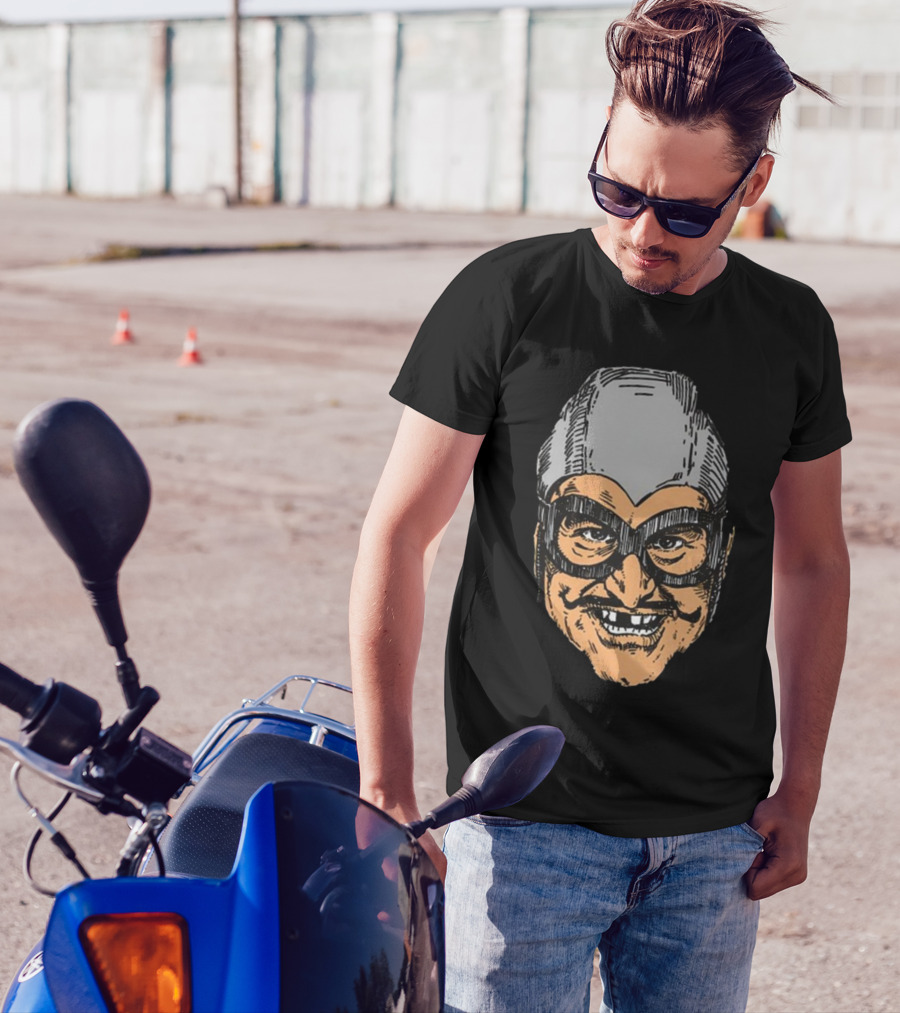 Aquabats Bat Commander Masked Hero Face T-Shirt