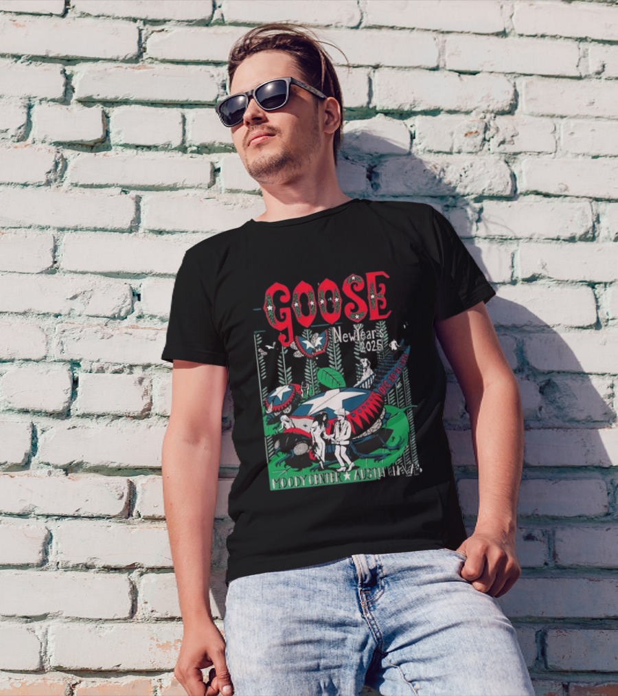 Goose New Year's 2025 Moody Center Austin TX Dec 30-31 Tour T-Shirt