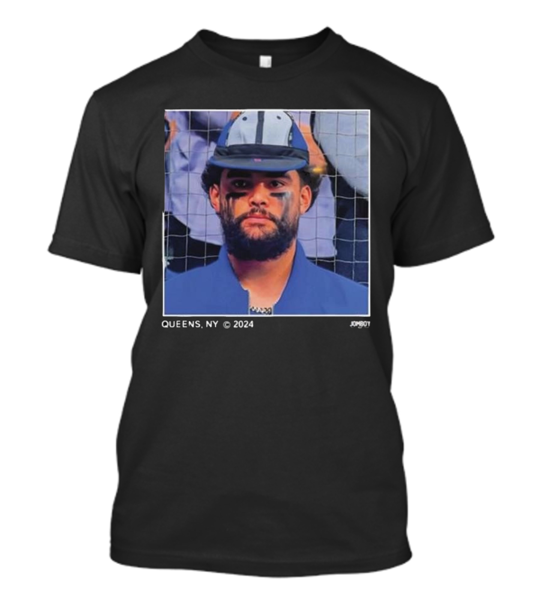 Jomboy Media Queens NY 2024 Face Paint Rally Cap T-Shirt