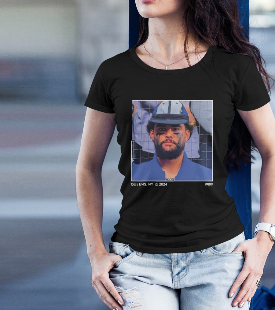 Jomboy Media Queens NY 2024 Face Paint Rally Cap T-Shirt