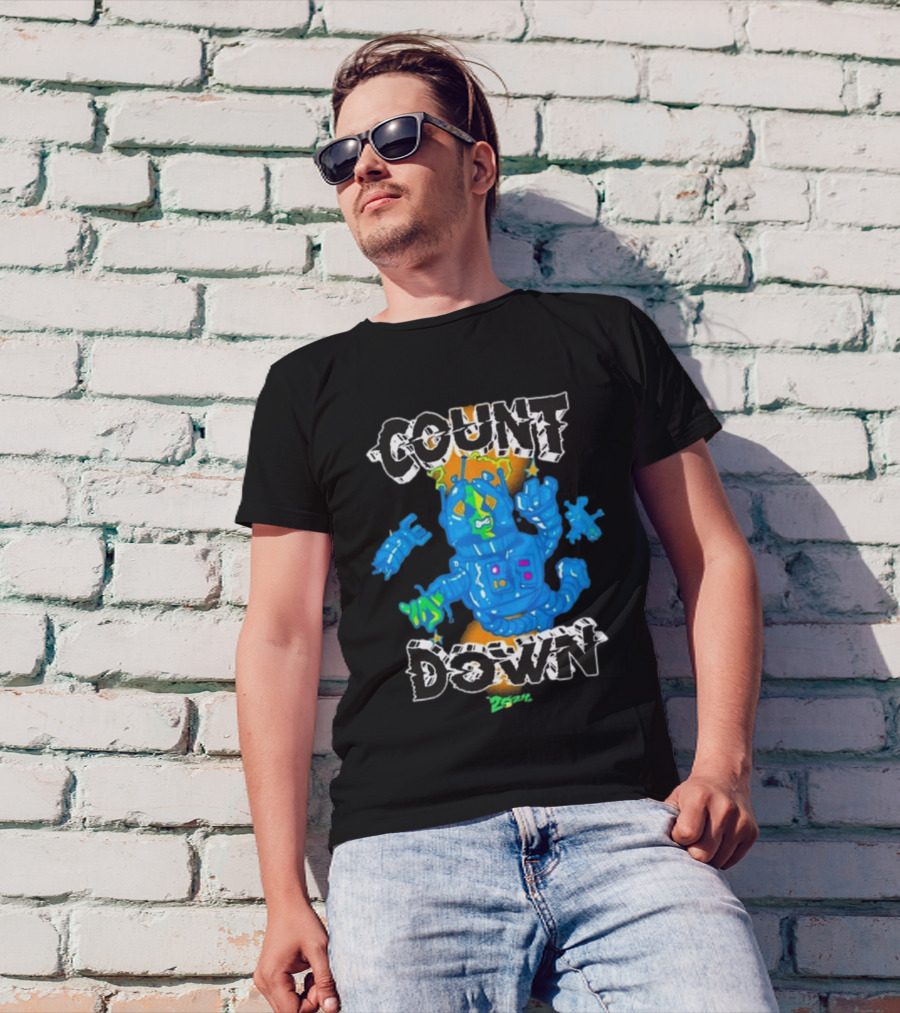 Countdown Robot 2024 Insomniac Disguised Lineup T-Shirt