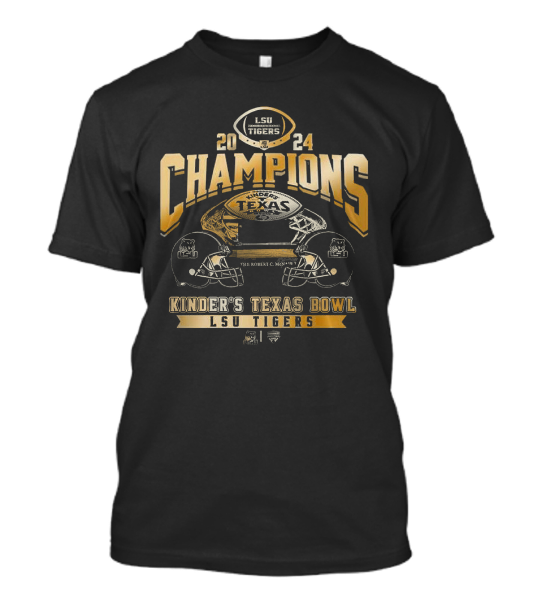 LSU Tigers 2024 Kinder's Texas Bowl Champions T-Shirt