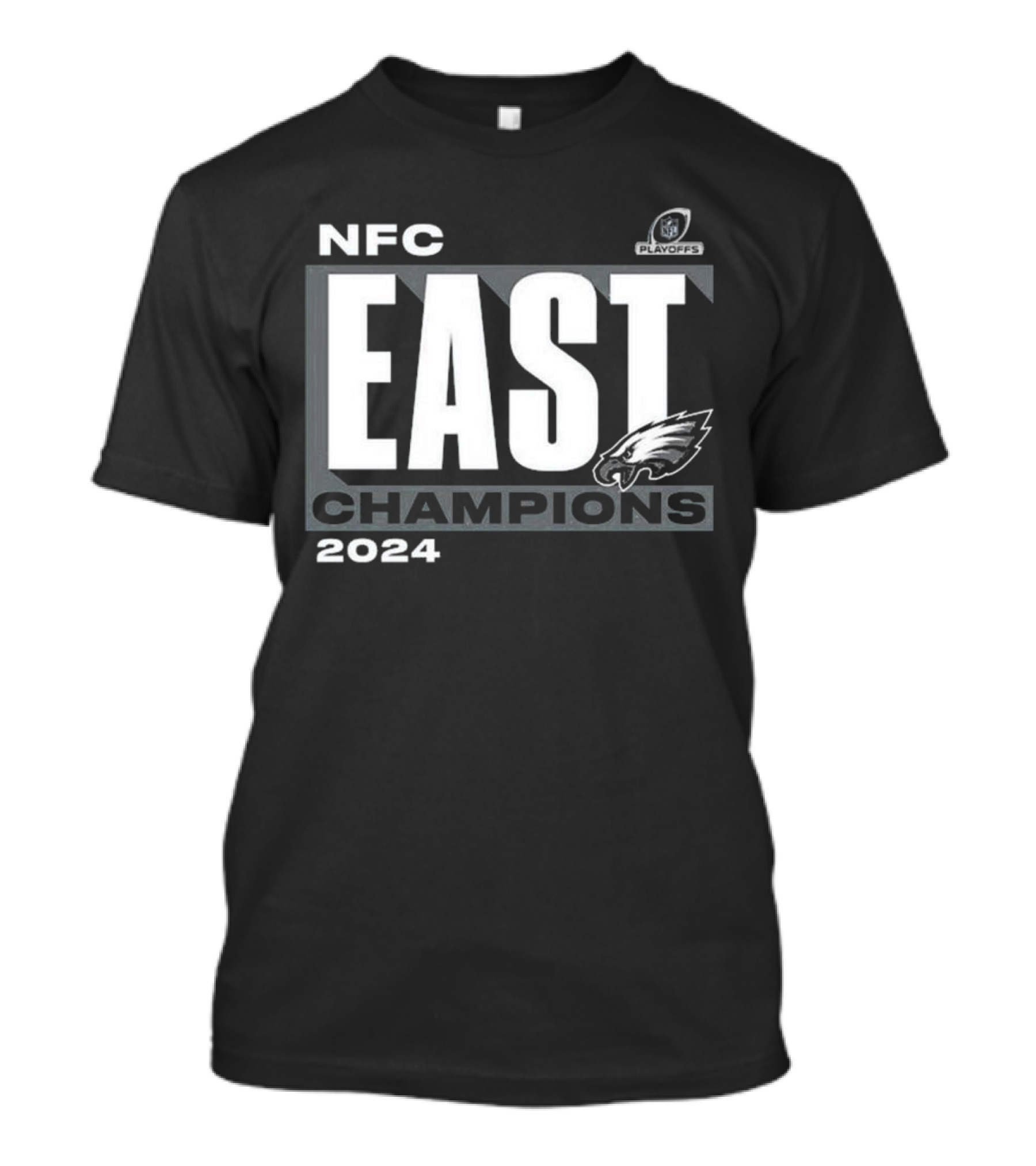 Philadelphia Eagles 2024 NFC East Champions Playoffs T-Shirt