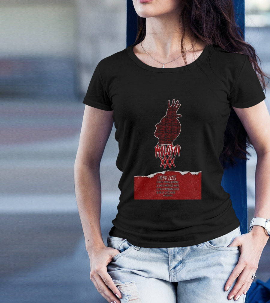 Molotov XXX Tour 2025 Enero Dates South America Locations T-Shirt
