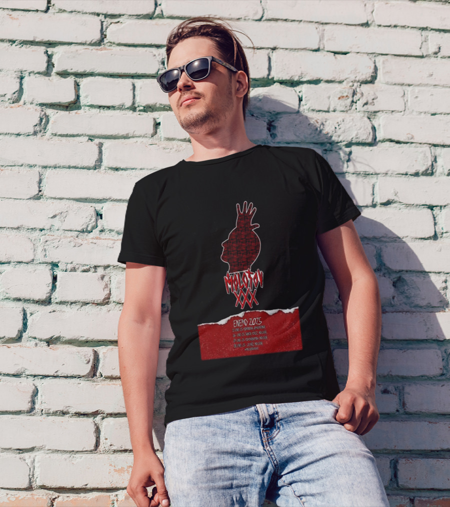 Molotov XXX Tour 2025 Enero Dates South America Locations T-Shirt