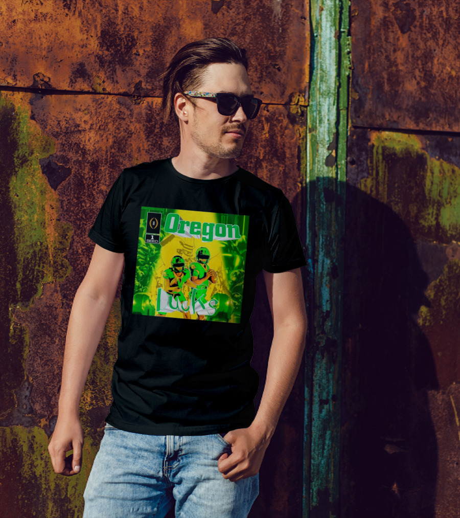 Oregon Ducks 1 Seed CFP Football Comic T-Shirt