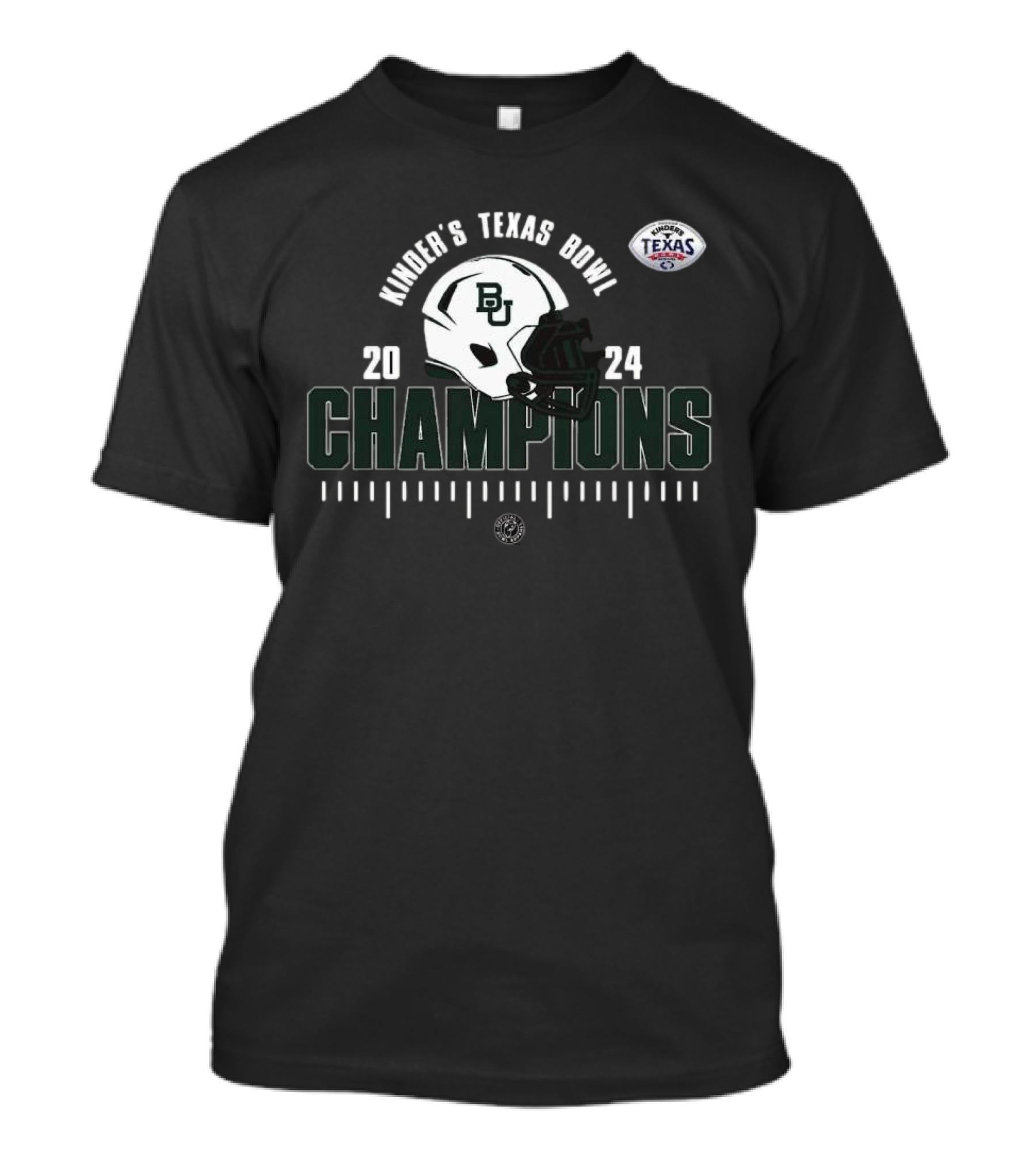 Baylor Bears 2024 Kinder's Texas Bowl Champions College Football Season 2024-2025 T-Shirt