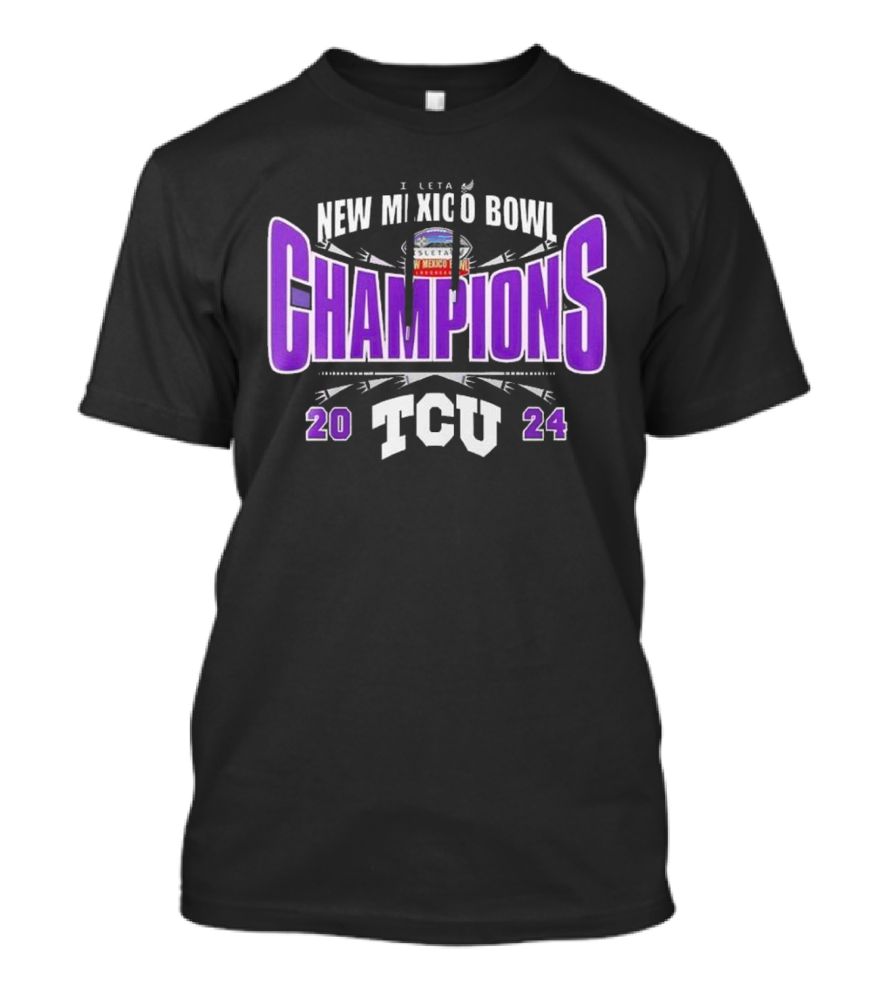 New Mexico Bowl Champions 2024 TCU Football T-Shirt