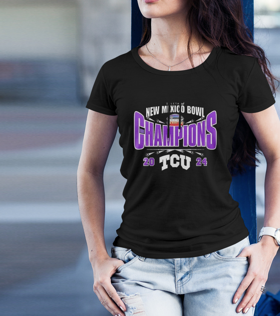New Mexico Bowl Champions 2024 TCU Football T-Shirt