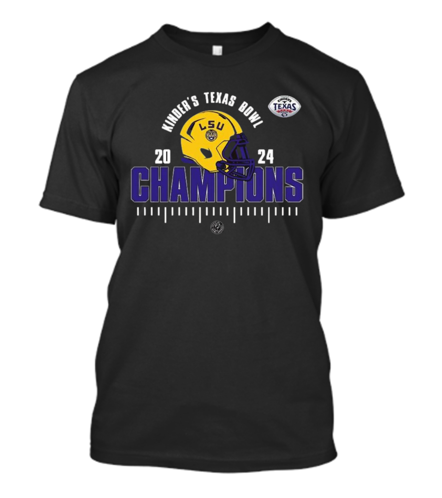 Kinder’s Texas Bowl 2024 LSU Tigers Champions T-Shirt