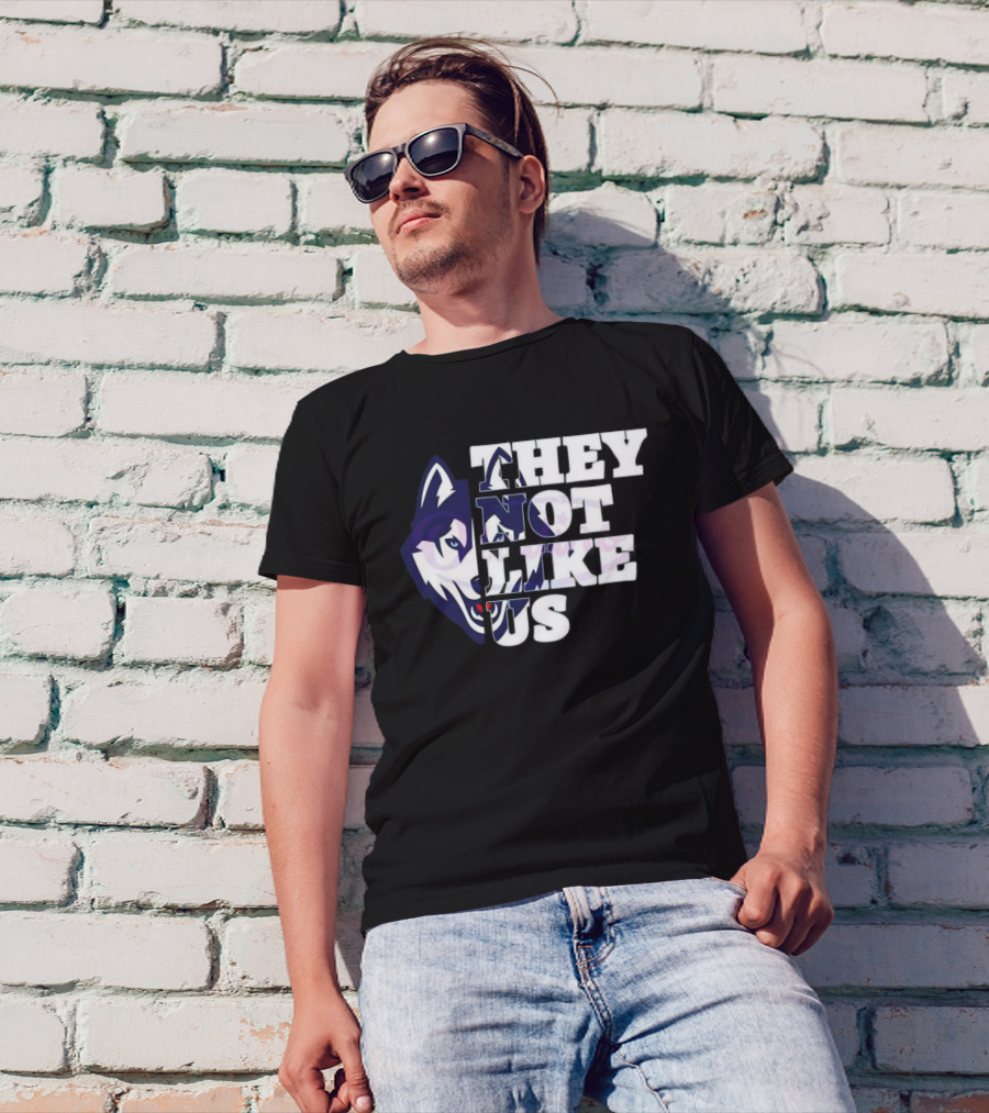 They Not Like Us Uconn Huskies Football 2025 T-Shirt