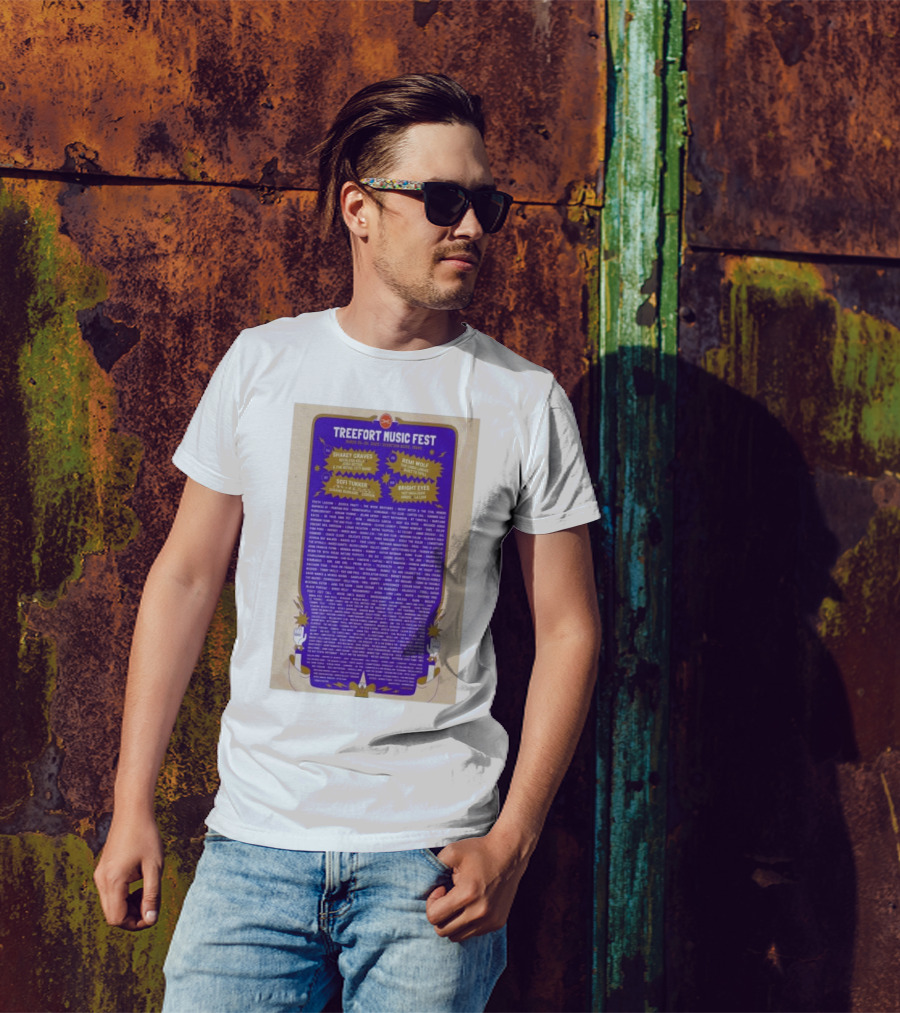 Treefort Music Fest March 26-30 2025 Downtown Boise Idaho Featuring Shakey Graves Remi Wolf Sofi Tukker Bright Eyes T-Shirt