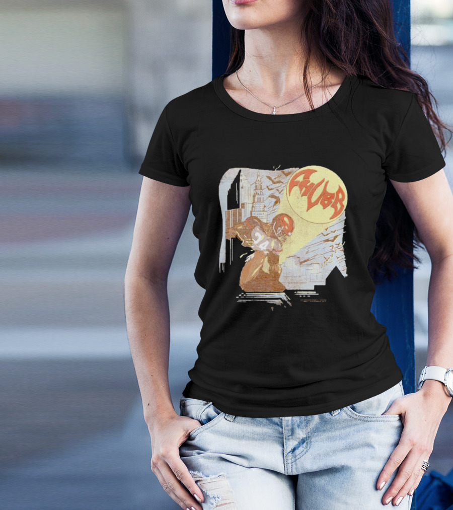 Nick Chubb Cleveland Browns Superhero Skyline Adventure T-Shirt