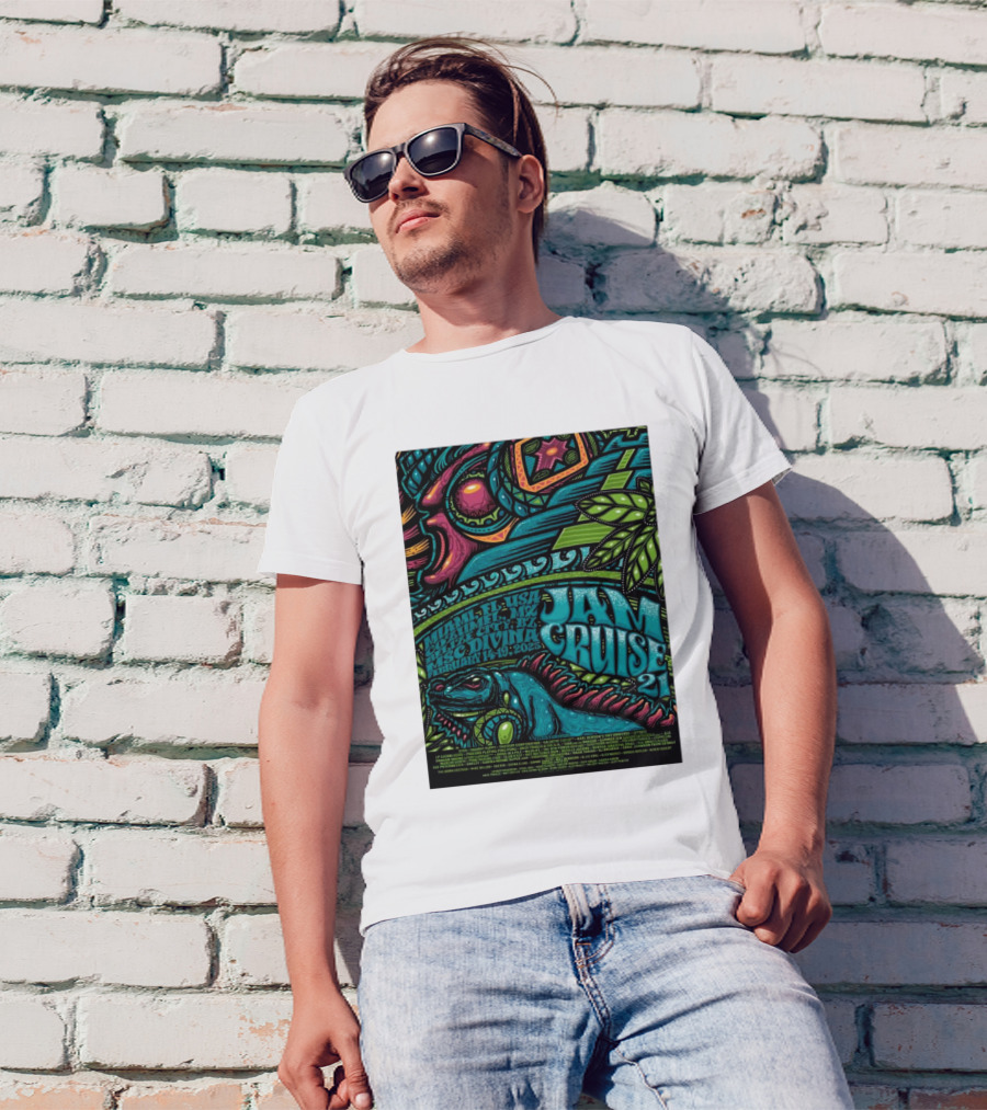 Jam Cruise 21 Miami 2025 Jeff Wood Altun Ha January 14-19 Lesa Divina T-Shirt