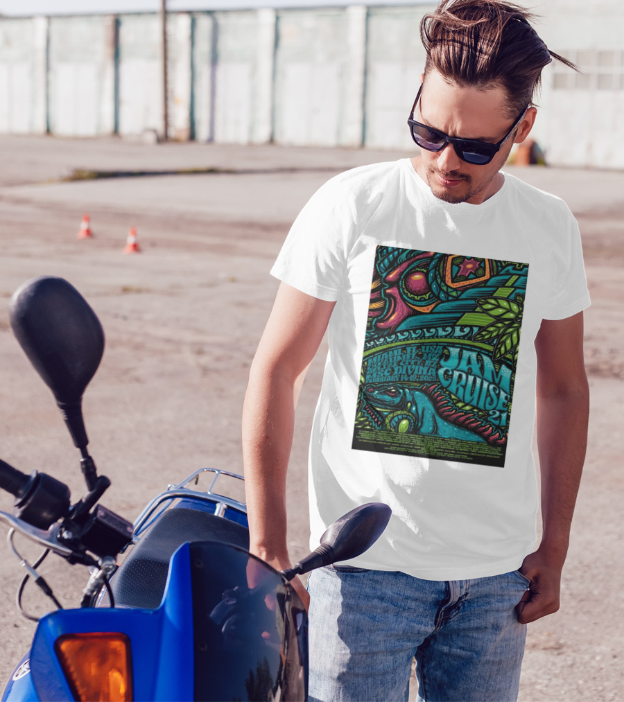 Jam Cruise 21 Miami 2025 Jeff Wood Altun Ha January 14-19 Lesa Divina T-Shirt