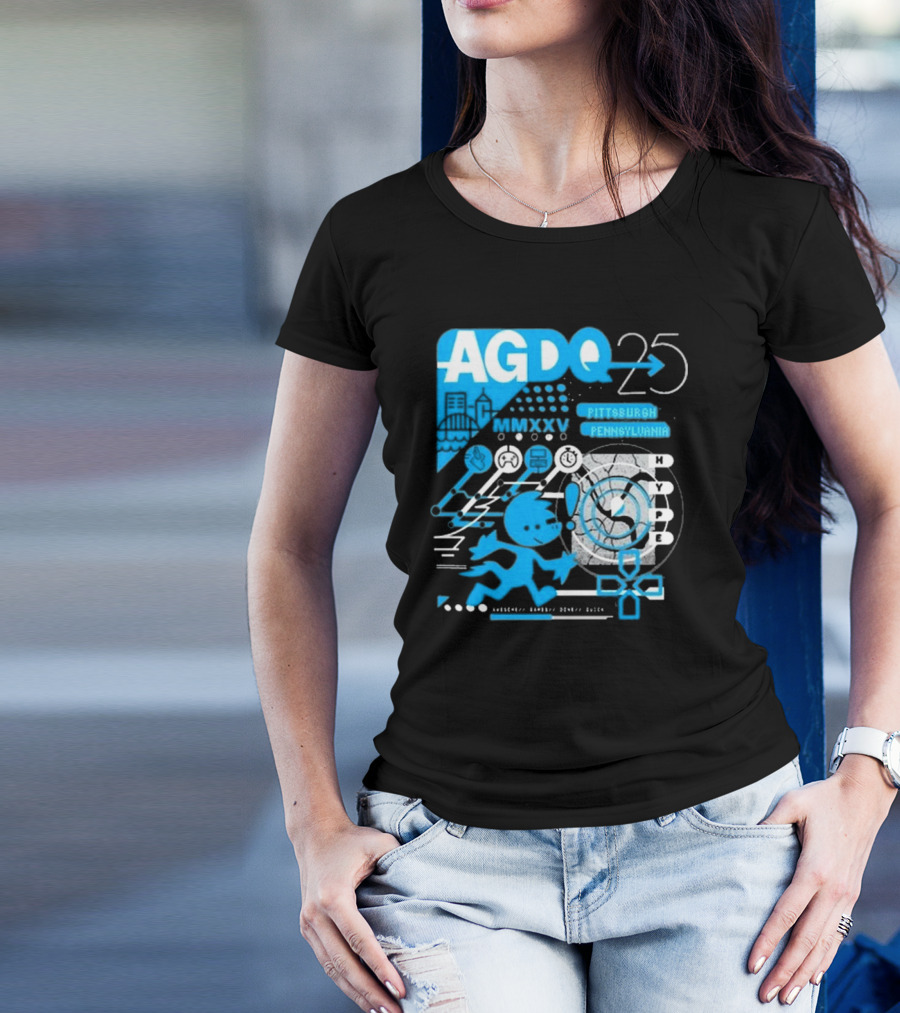 AGDQ 25 Pittsburgh Pennsylvania MMXXV Hype Speed Run Event T-Shirt