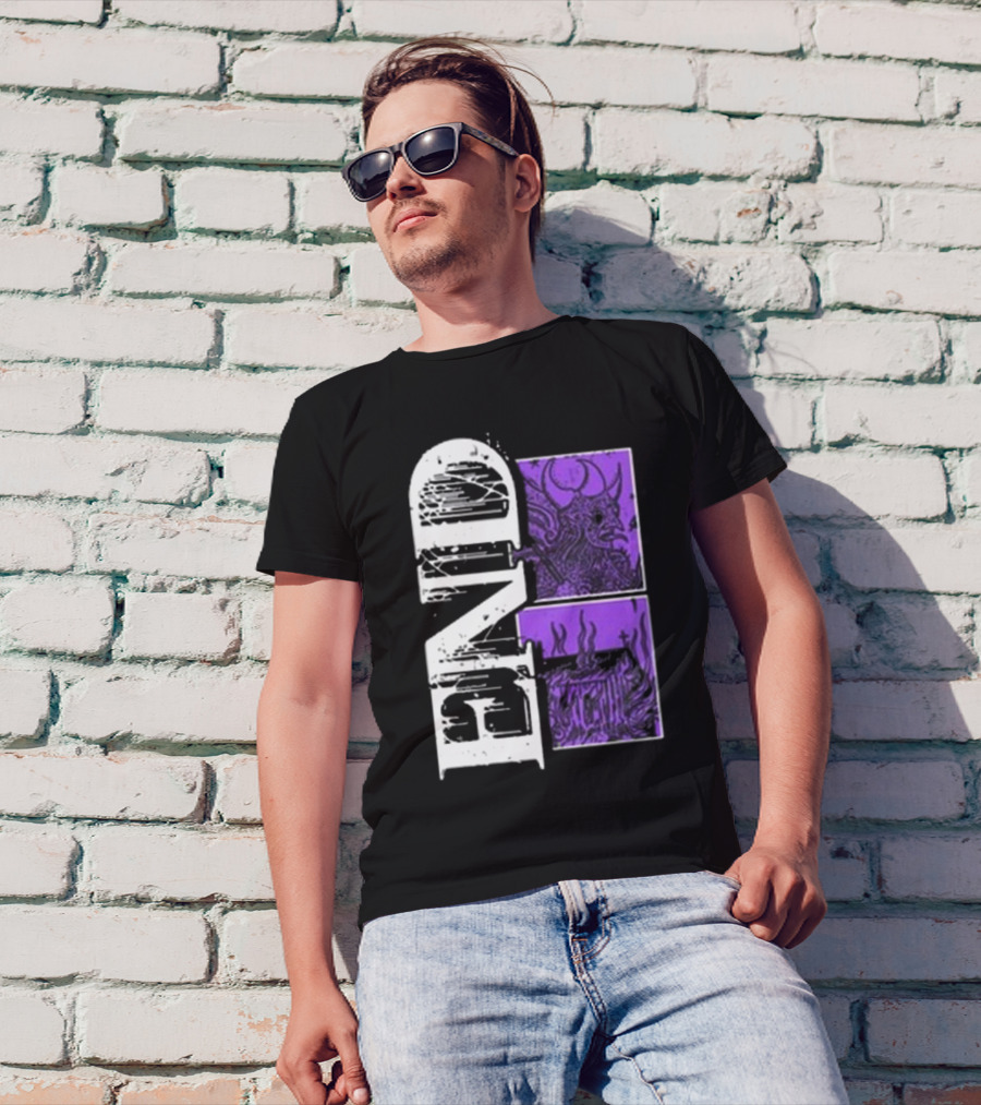 END Closed Casket Activities Victim Devil Flames T-Shirt