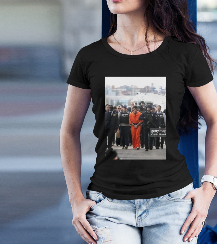 Loloverruled Luigi Mangione Late Contender For Year Prisoner Surrounded By Police T-Shirt