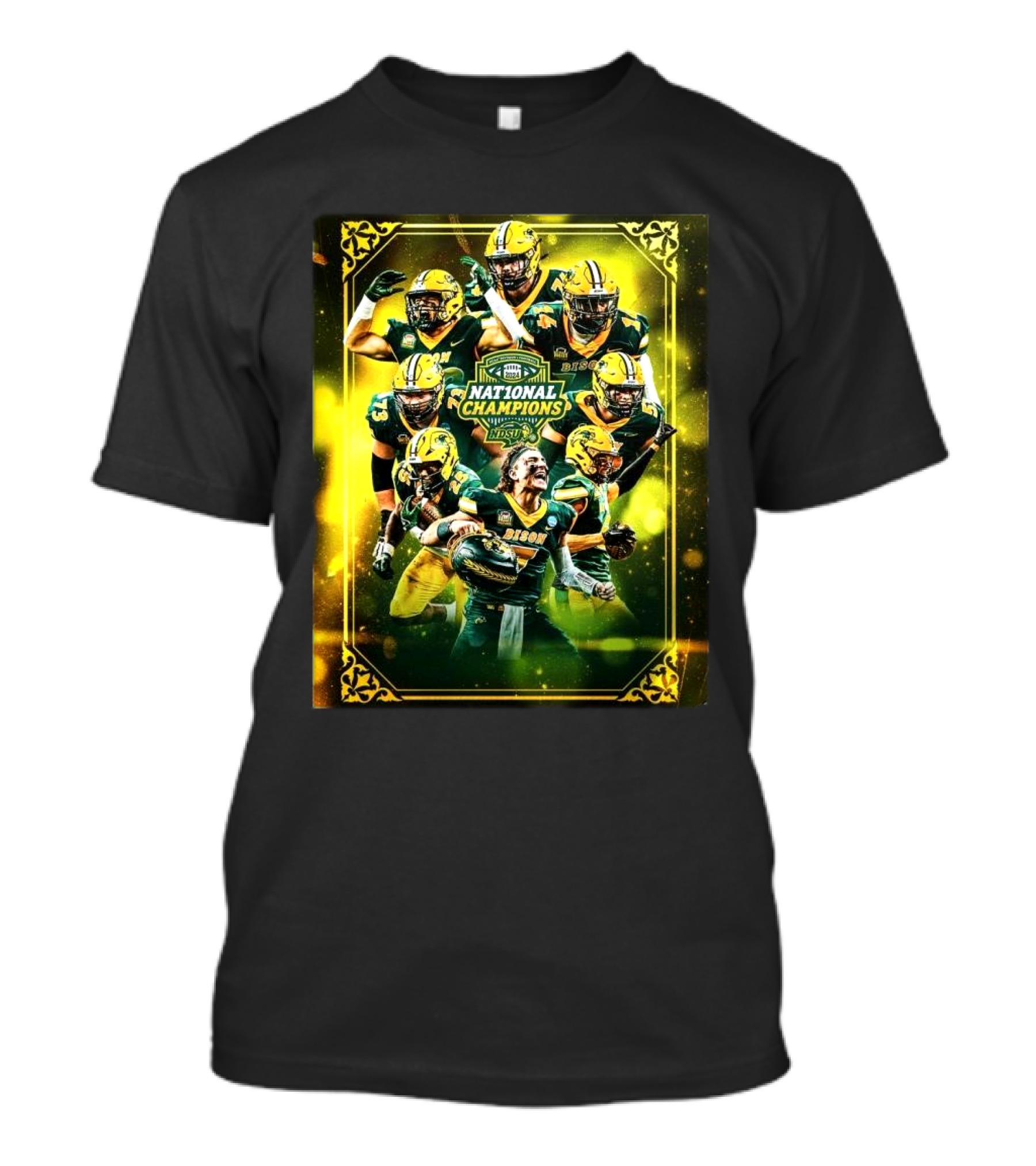 North Dakota State Bison NCAA Football National Champions 2024 Victory T-Shirt