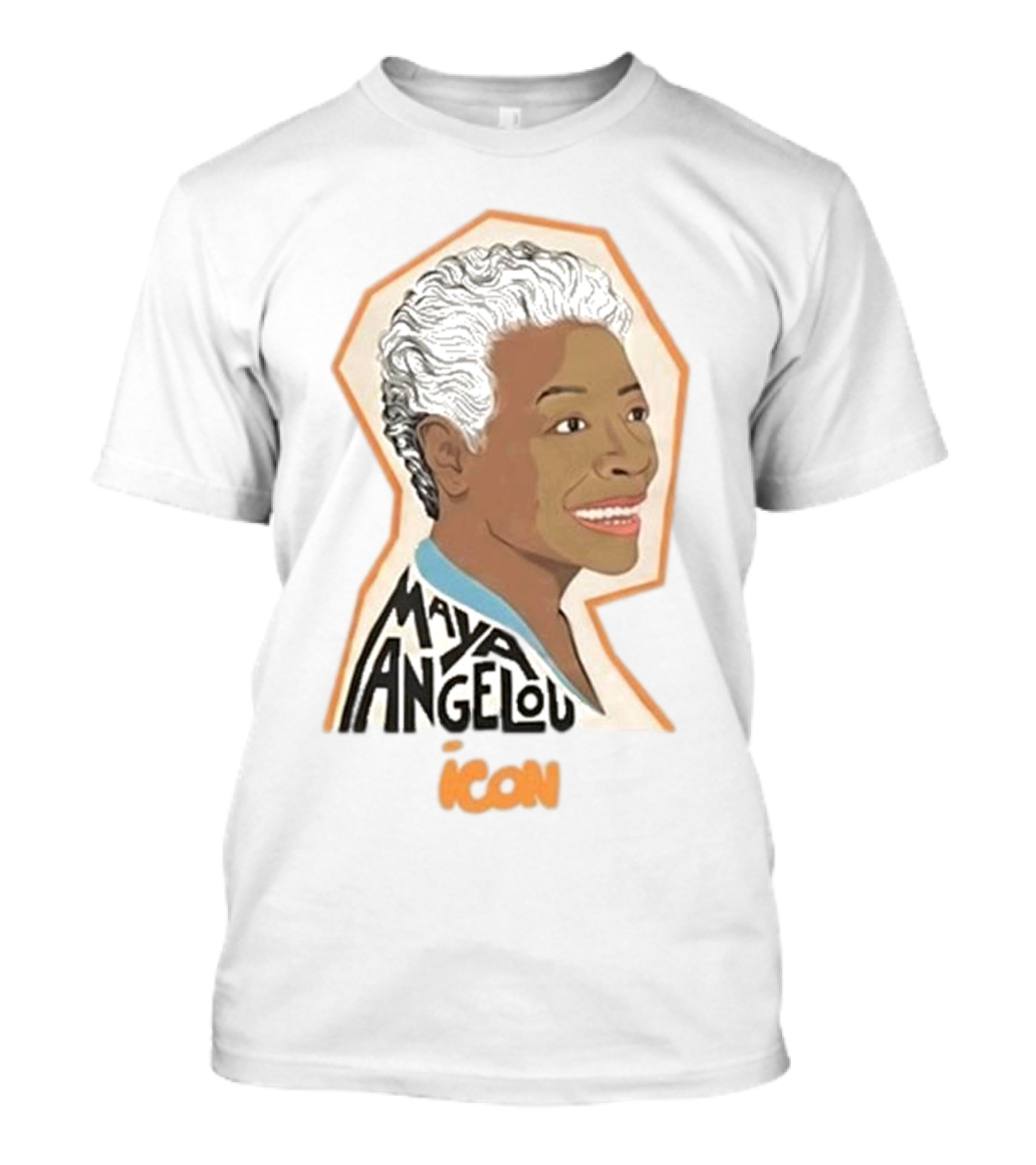 Maya Angelou Icon Profile T-Shirt