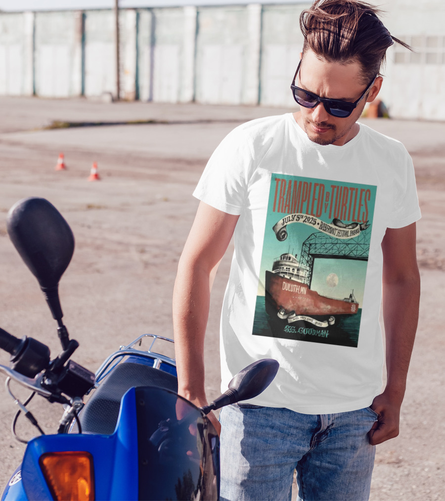 Trampled By Turtles July 5 2025 Bayfront Festival Park Duluth MN Featuring S.G. Goodman T-Shirt