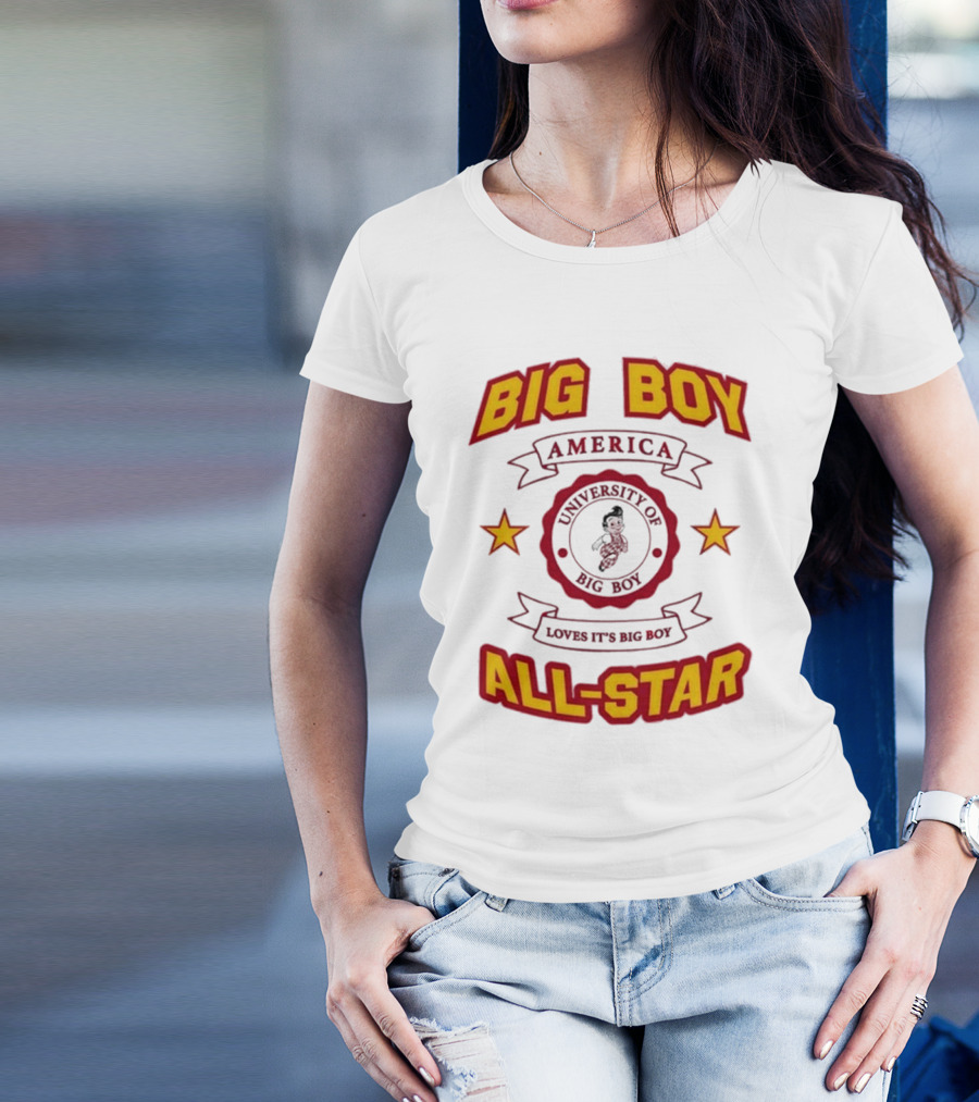 Big Boy University Of America All-Star Loves It's Big Boy T-Shirt
