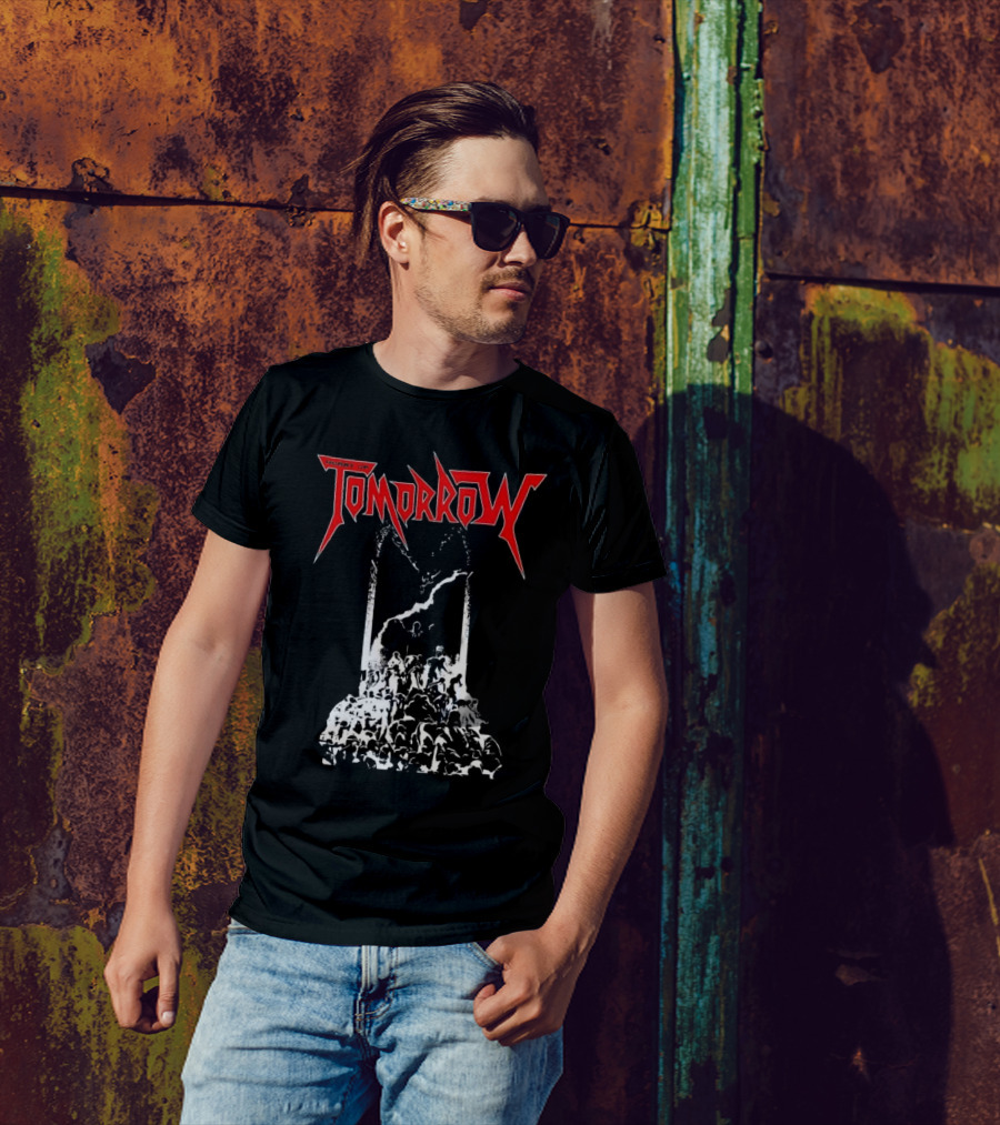 Hurry Up Tomorrow Heavy Metal Gothic Architecture Crowd T-Shirt