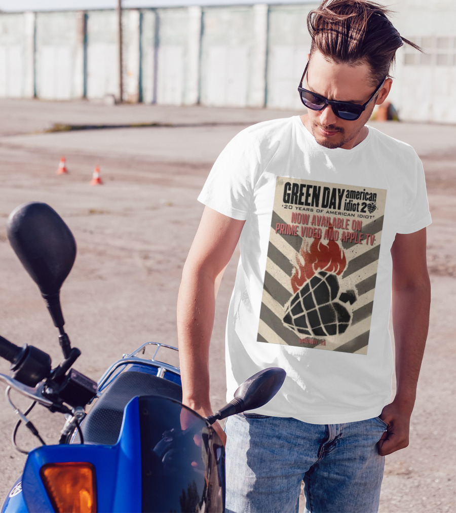 Green Day American Idiot 20 Years Now Available On Prime Video And Apple TV T-Shirt