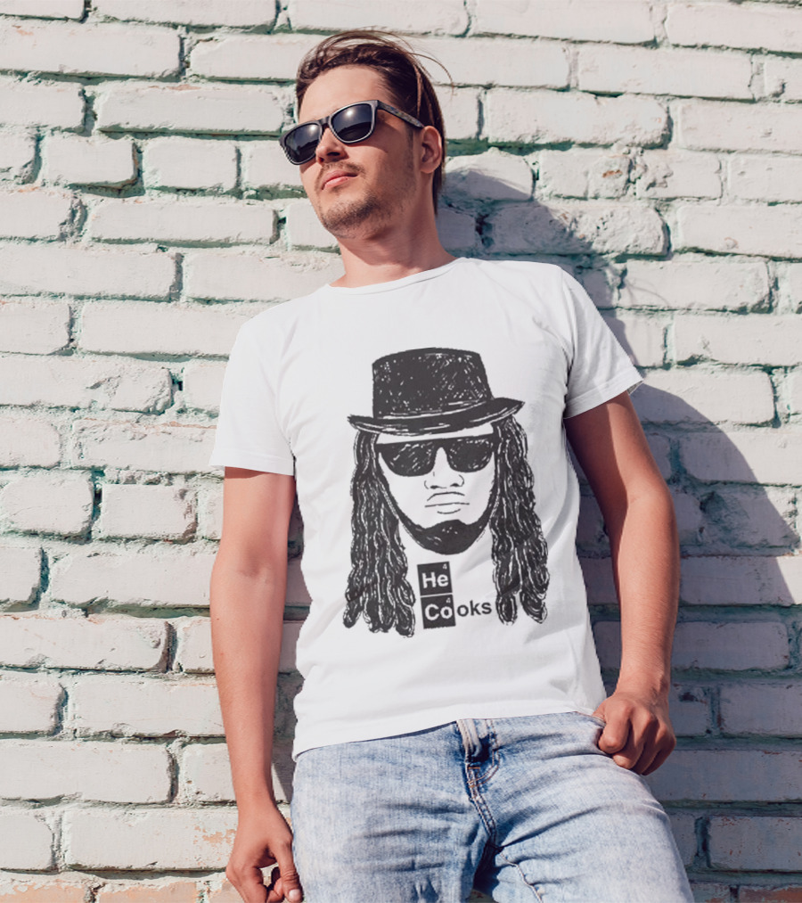 He Cooks Breaking Bad Chemistry Parody With James Face T-Shirt