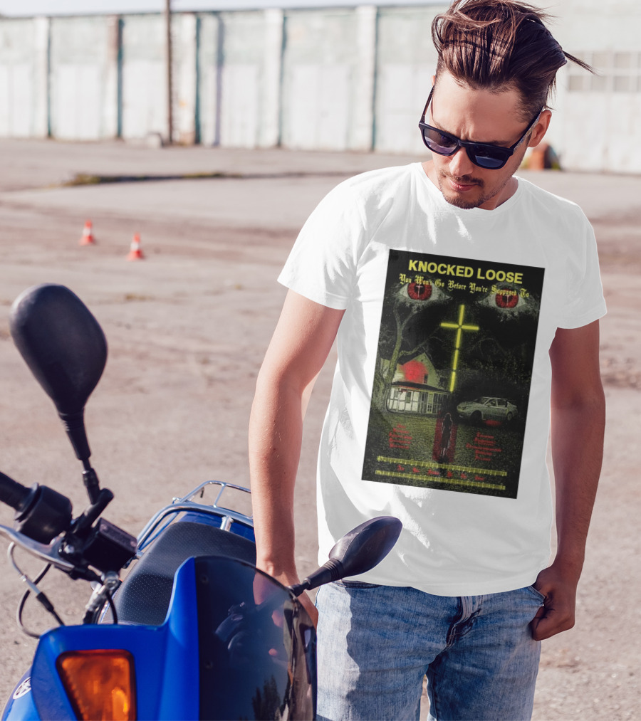 Knocked Loose You Won’t Go Before You’re Supposed To Cross Eyes House Car Scene T-Shirt