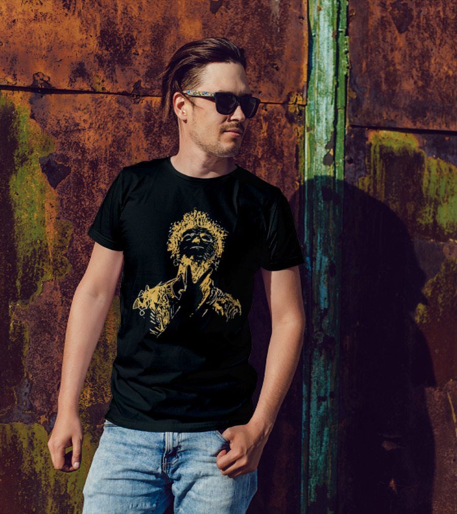 Born Losers Records Anthony Green California Fire Relief Fund Sketch T-Shirt