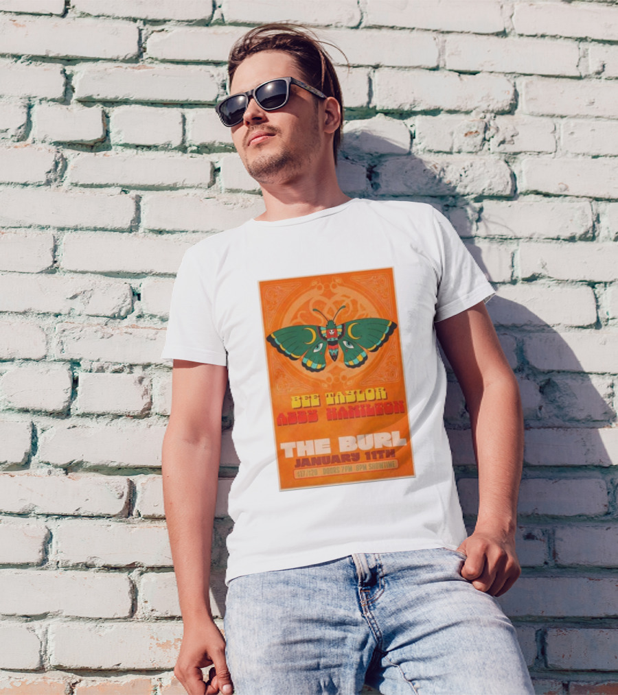 Bee Taylor Abby Hamilton The Burl January 11th Lexington KY Concert T-Shirt