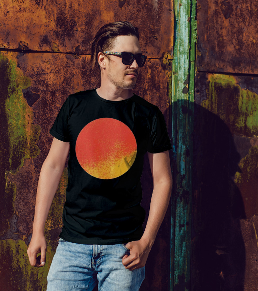 Silverstein Don’t Let Me Get Too Low Sunset Circle T-Shirt
