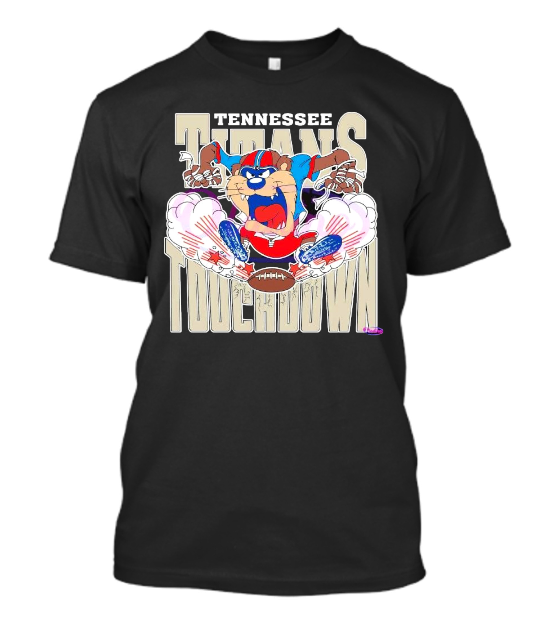 Tennessee Titans NFL Touchdown Tasmanian Devil 2025 T-Shirt