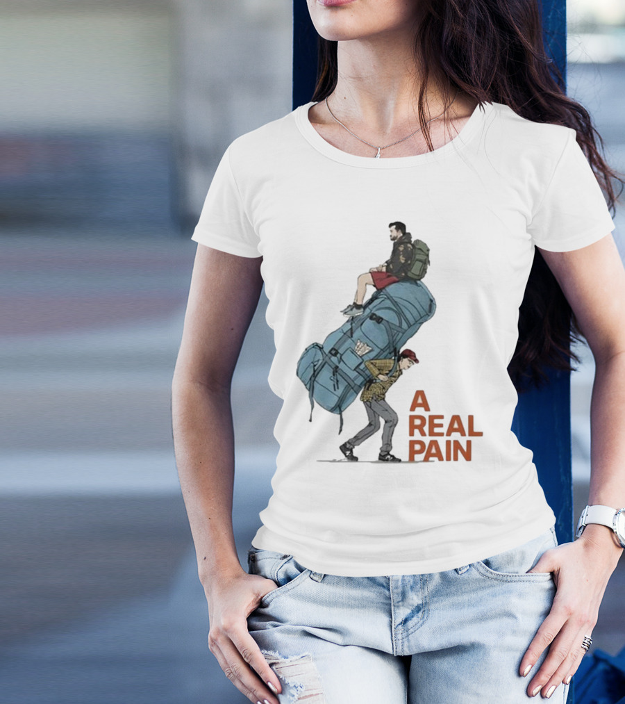 Team Picturehouse Searchlight Pictures A Real Pain Heavy Backpack T-Shirt