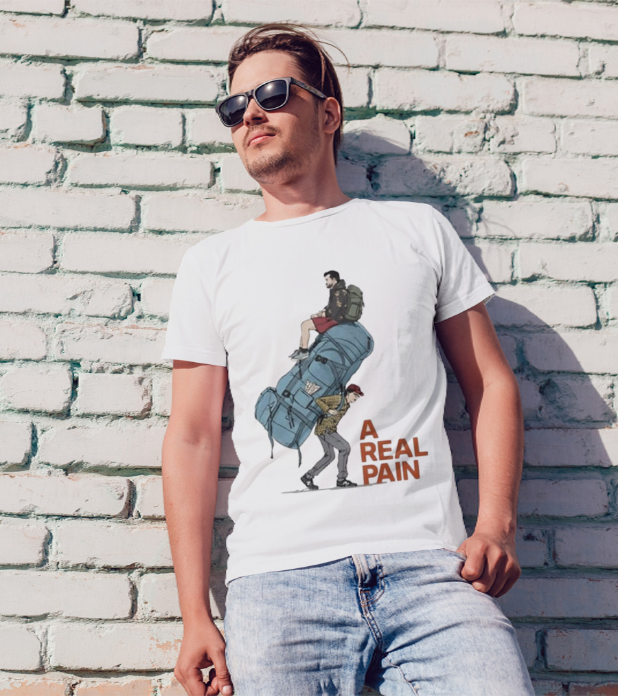 Team Picturehouse Searchlight Pictures A Real Pain Heavy Backpack T-Shirt