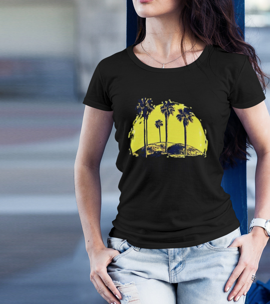 Hope For The Hills Palm Trees Sunset T-Shirt